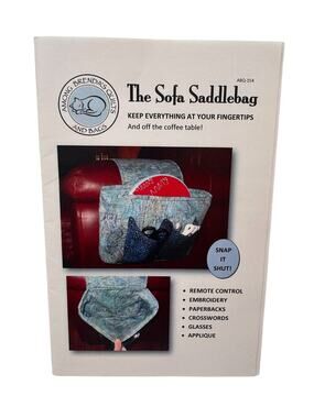 The Sofa Saddlebag Sewing Pattern Among Brenda’s Quilts 2011 Home Decor Project